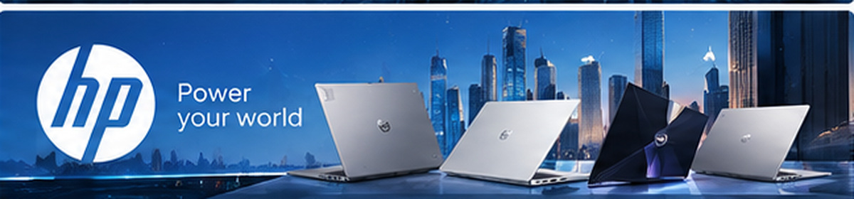 HP laptop banner