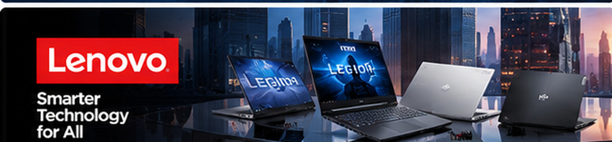 Lenovo laptop banner